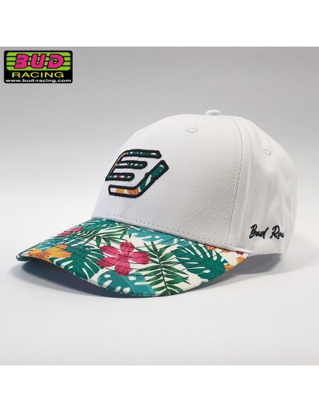 Gorra BUD Tropical Blanca Talla Única