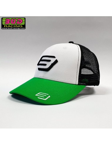 Gorra Infantil BUD Basic Verde/Blanca Talla Única