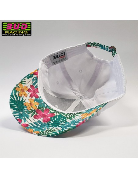 Gorra BUD Tropical Blanca Talla Única