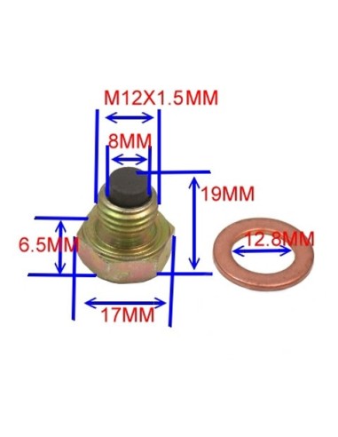 Tornillo Magnético de Vaciado de Aceite con...