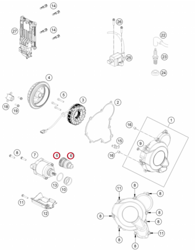 Bendix Arranque Original GasGas MC 250 2022- +...