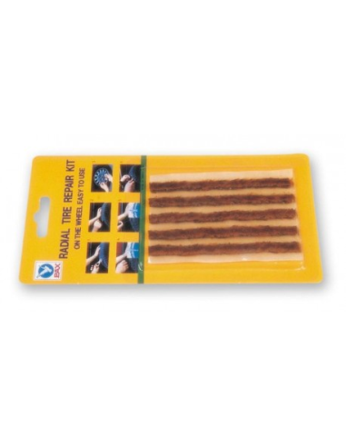 Blister 5 mechas cubierta Tubeless para moto