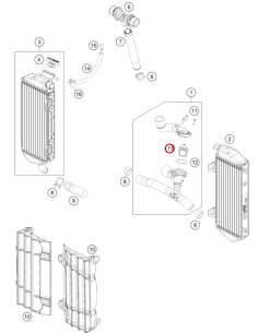 Termostato Original 70º GasGas EC 250/300 2021- + EC 250F... 2