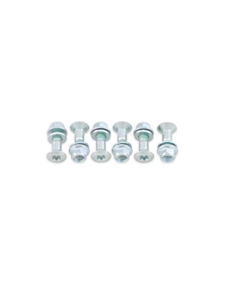 Kit Tornillos y Tuercas para Corona (6 unidades) M8x26mm Zinc 10.9 con Tuerca Autobloqueo