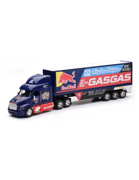 Camión miniatura NewRay Team GasGas Troy Lee Redbull (55cm) (escala 1:32)