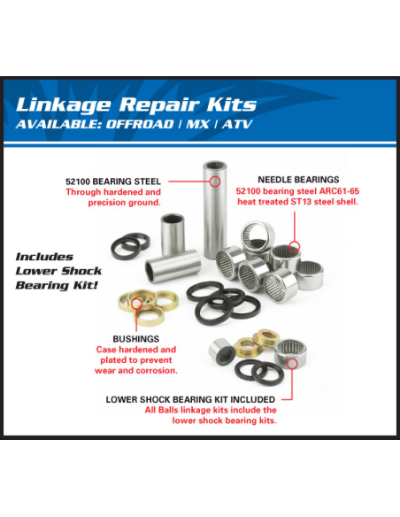 Kit de Rodamientos de Bieletas Yamaha YZ 85 2019-