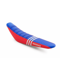 Funda de Asiento GasGas Factory Racing Azul/Rojo 3 Bandas...