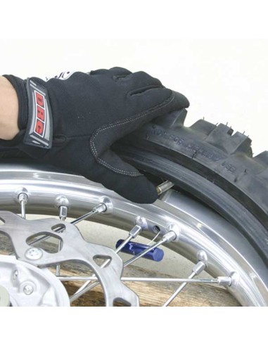 Tirador de Valvula Aire DRC Racing Azul