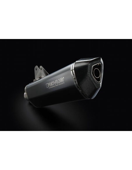 Silencioso Completo Acero Inoxidable/Carbono Akrapovic Slip-On Remus Original KTM/Husqvarna/GasGas color Negro