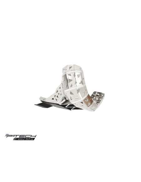 Cubrecarter/Protector Motor, Escape y Bieletas P-Tech Aluminio KTM SX 250 + EXC 250/300 TPI + Husqvarna TE 250i/350i + GasGas EC