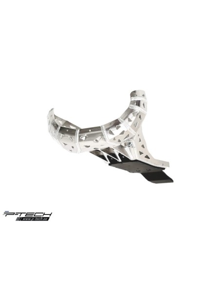 Cubrecarter/Protector Motor, Escape y Bieletas P-Tech Aluminio KTM SX 250 + EXC 250/300 TPI + Husqvarna TE 250i/350i + GasGas EC