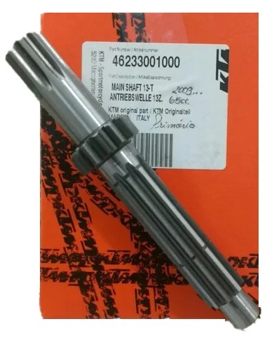 Eje Primario de Cambio 13 Dientes KTM SX 65...