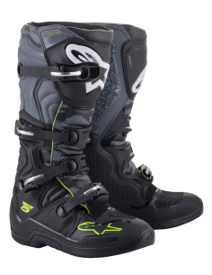 Bota Alpinestars Tech 5 Negro/Gris/Amarillo Fluor