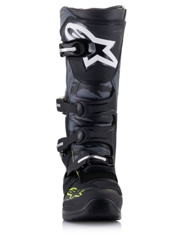 Bota Alpinestars Tech 5 Negro/Gris/Amarillo Fluor