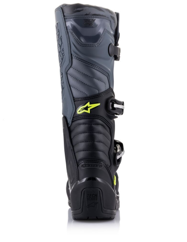 Bota Alpinestars Tech 5 Negro/Gris/Amarillo Fluor