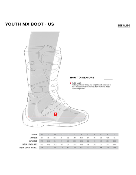 Bota Alpinestars Tech 7S Youth Offroad Negro/Blanco