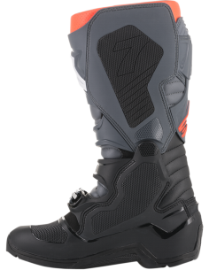Bota Alpinestars Tech 7 Enduro Negro/Gris/Rojo Fluor 2