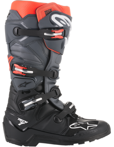 Bota Alpinestars Tech 7 Enduro Negro/Gris/Rojo...