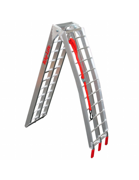 Rampa de Aluminio Plegable Bike-Lift Largo : 2,4 metos Ancho 28 cm.