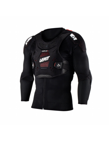 Peto Integral Leatt AirFlex 2022 Negro/Rojo