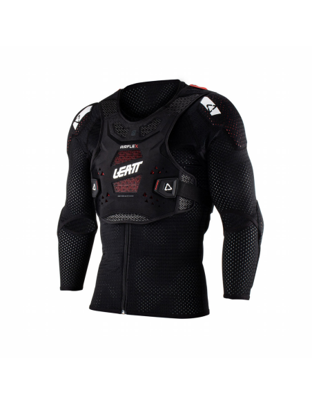 Peto Integral Leatt AirFlex 2022 Negro/Rojo