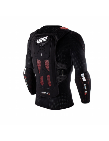 Peto Integral Leatt AirFlex 2022 Negro/Rojo