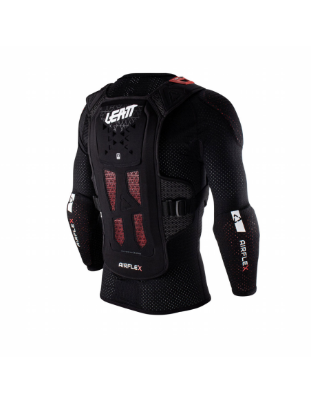 Peto Integral Leatt AirFlex 2022 Negro/Rojo