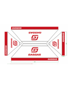 Techo para Stand Paddock GasGas 6x3 Metros