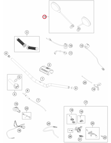 Juego de Espejos Retrovisores (Izquierda y...