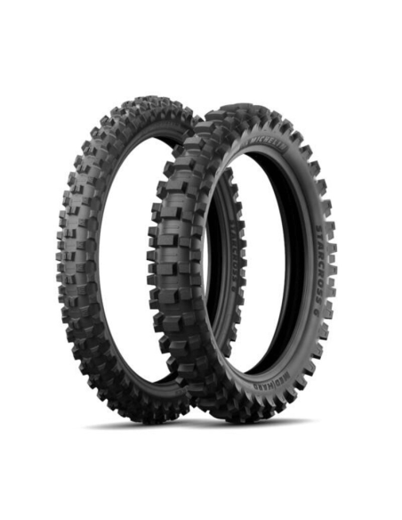 Neumatico 80/100-21 51M Michelin Starcross 6 Medio Duro (Medium-Hard) Delantera