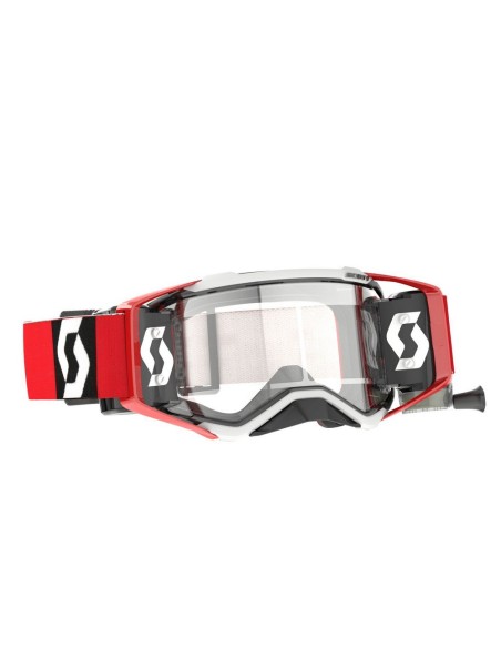 Gafa Scott Prospect WFS Rojo/Negro con Lente Transparente Clear Works