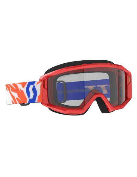 Gafa Infantil Scott Primal Youth Red (Rojo) con Lente Transparente Clear