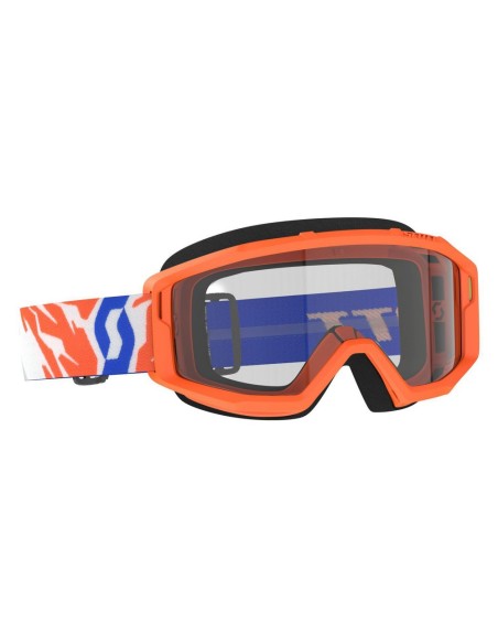 Gafa Infantil Scott Primal Youth Orange (Naranja) con Lente Transparente Clear