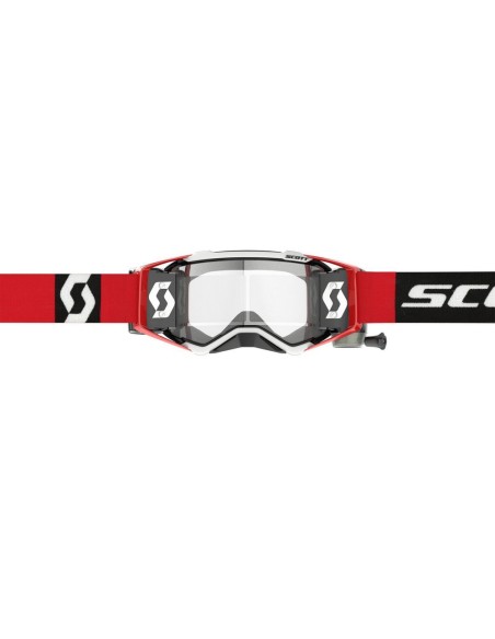 Gafa Scott Prospect WFS Rojo/Negro con Lente Transparente Clear Works