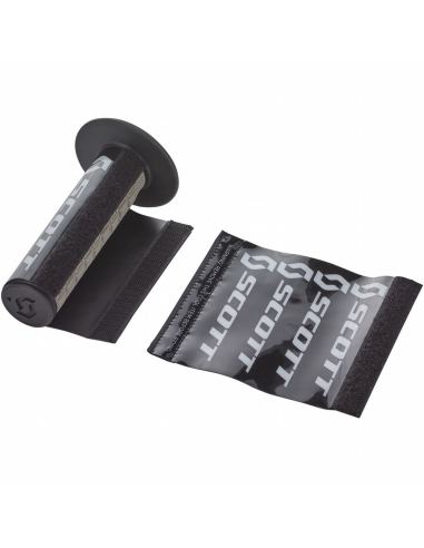 Kit de 2 Cubrepuños Scott Negro Logo Blanco con...
