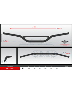 Manillar Renthal 971 RC Negro 2