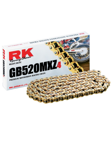 Cadena 520 RK GBMXZ4 120 pasos Super-Reforzada...
