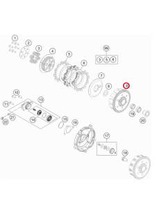 Campana De Embrague Original KTM SX 65 2009-2023 +...