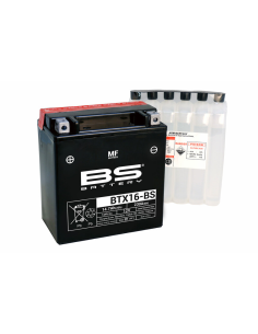 Bateria BS Battery YTX16-BS / BTX16-BS MF Type (con acido)