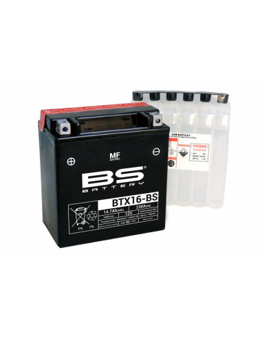 Bateria BS Battery YTX16-BS / BTX16-BS MF Type...