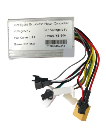 Controlador de Motor 24V/100W para Bicicleta Electrica de Equilibrio BUD Racing (LM001-YS-606)
