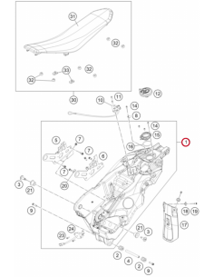 Kit Depósito de Combustible Completo KTM 690 SMC-R 2019-...