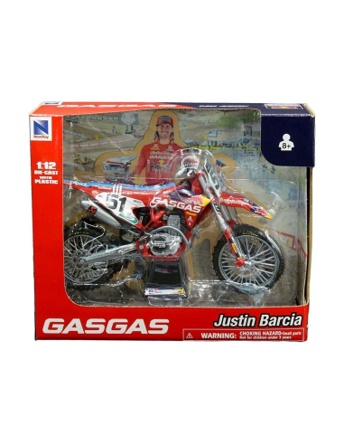 Moto miniatura NewRay GasGas MC 450F 2023 Roja...