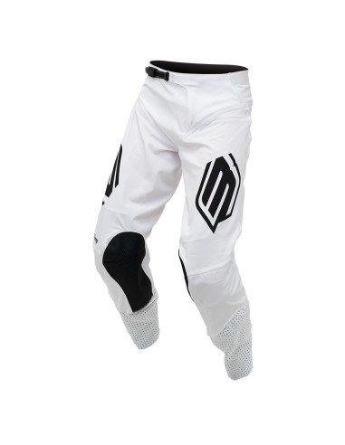 Pantalón BUD Racing SX Fit 95 Blanco Logo "B" 2023