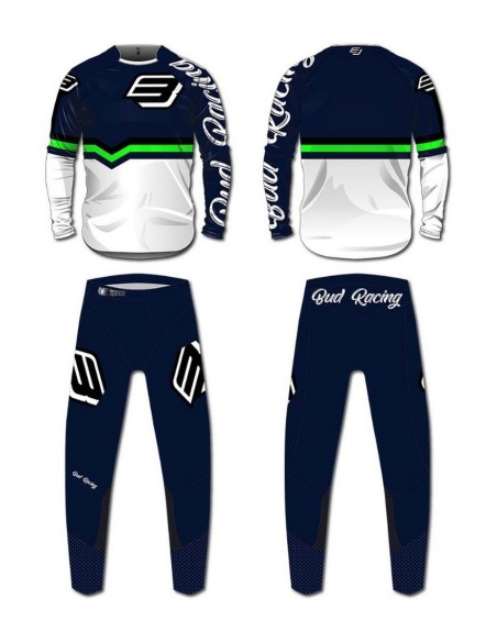Pantalón BUD Racing SX Fit 95 Azul Marino Logo "B" 2023
