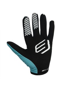 Guantes BUD Racing SX Lite Lazer Verde Agua/Blanco 2022