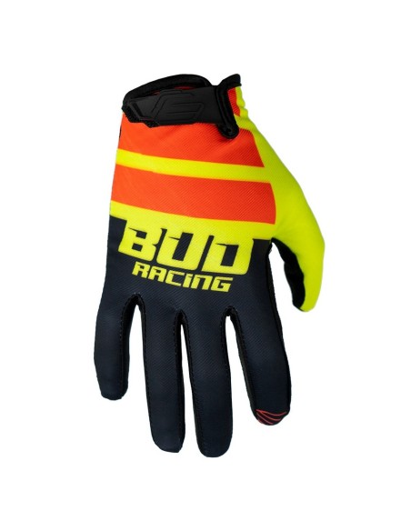 Guantes BUD Racing SX Lite Lazer Amarillo/Rojo/Negro