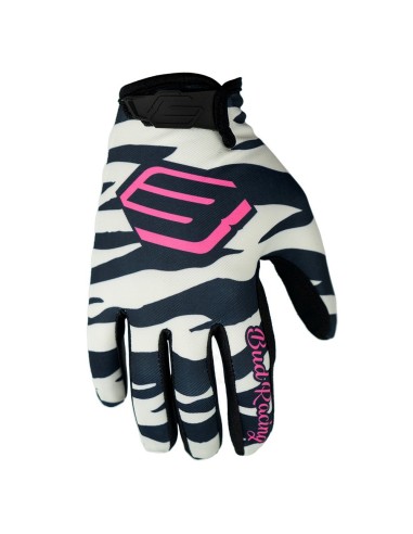 Guantes BUD Racing SX Lite Zebra Rosa