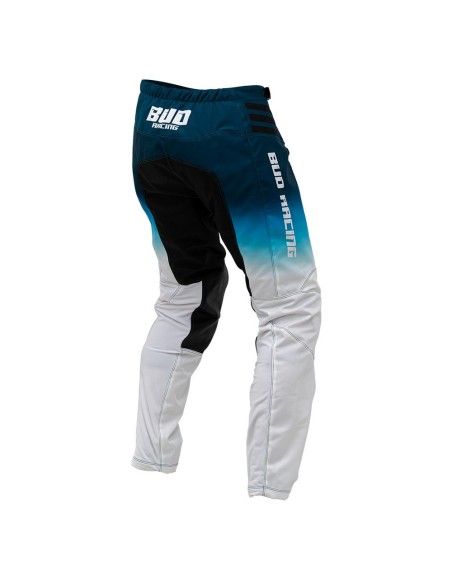 Pantalón BUD Racing GP Lazer Turquesa/Blanco Logo "B" 2023