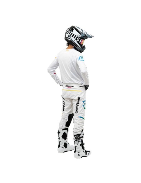 Camiseta/Maillot Infantil Bud Racing Sunset Blanco Logo "B" 2023